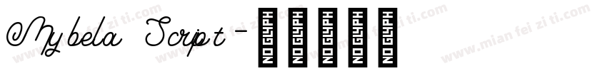 Mybela Script字体转换